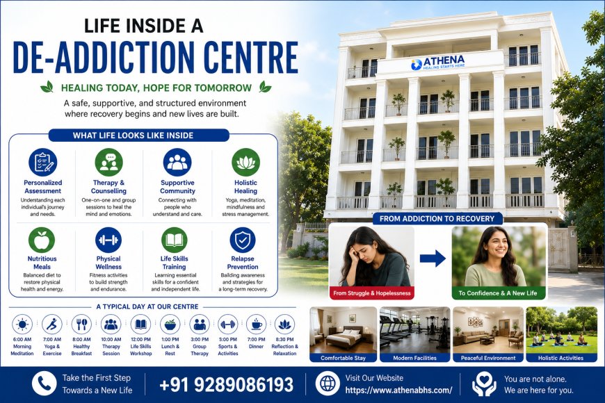 From Admission to Aftercare — A Complete Look at Life Inside a De-Addiction Centre