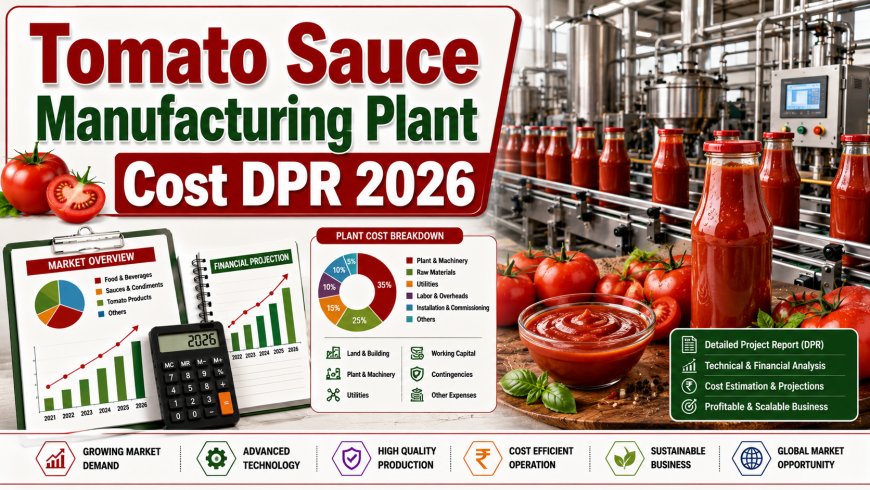 Tomato Sauce Manufacturing Cost Report 2026: Plant Setup, Feasibility Study, ROI Analysis and Business Plan Consultant