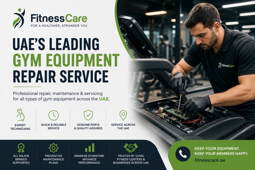Professional Fitness Equipment Maintenance Service in UAE | Treadmill Repair Abu Dhabi