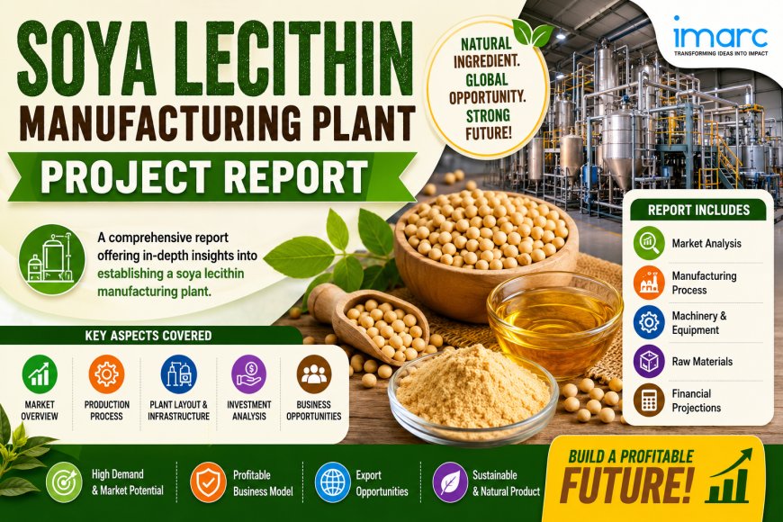 Soya Lecithin Manufacturing Plant Feasibility Report 2026: CapEx, OpEx, Profit Margin & ROI Analysis