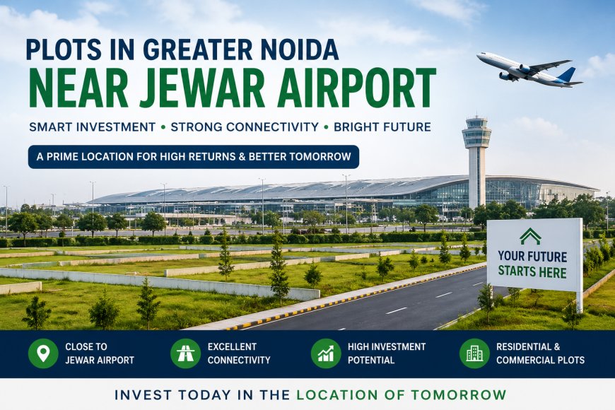 Plots in Greater Noida Near Jewar Airport – Smart Investment Opportunity for Future Growth