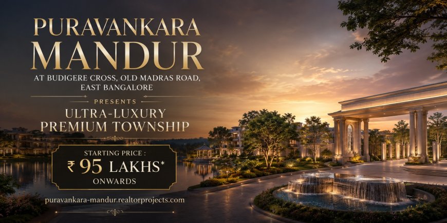 Puravankara Mandur Bangalore - The True Meaning Of Luxury And Convenience.