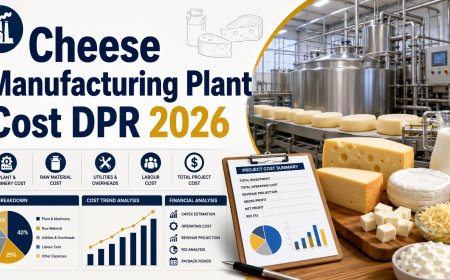 Cheese Manufacturing Plant DPR & Unit Setup – 2026: Machinery Cost, CapEx/OpEx, ROI, Raw Materials