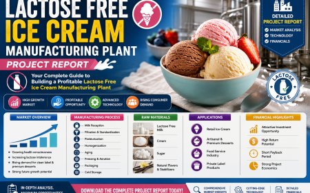 Lactose-Free Ice Cream Manufacturing Plant Setup & Investment Overview 2026