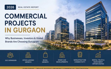 Gurgaon Commercial Real Estate Report 2026: Why Commercial Projects in Gurgaon Are Attracting GCCs, Global Investors, Retail Brands, and Corporate Occupiers