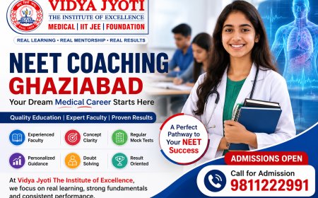 NEET Coaching Ghaziabad – Why Vidya Jyoti The Institute of Excellence is a Smart Choice for NEET Aspirants