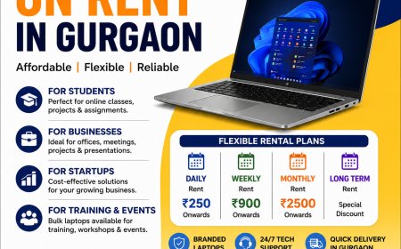 Laptop on Rent in Gurgaon Affordable and Flexible Rental Solution