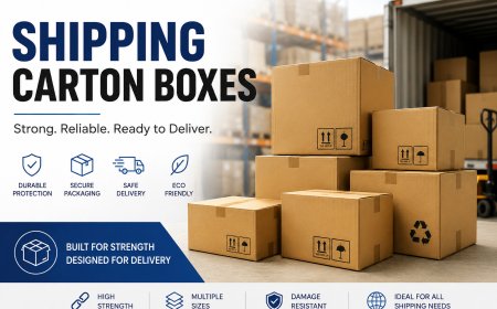 Shipping Carton Boxes: A Complete Guide for Safe and Efficient Packaging