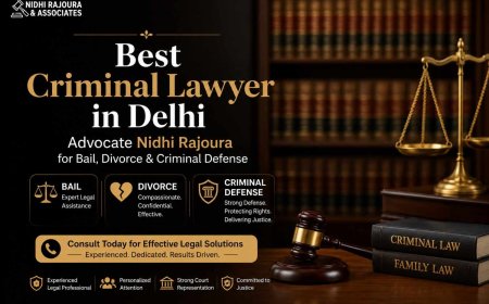 Best Criminal Lawyer in Delhi – Advocate Nidhi Rajoura for Bail, Divorce & Criminal Defense