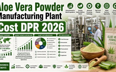 Cost of Setting Up an Aloe Vera Powder Manufacturing Plant & DPR 2026