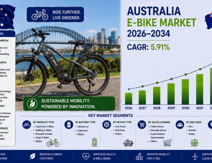 Australia E-Bike Market 2026: Industry Trends, Growth, Analysis and Forecast Report to 2034
