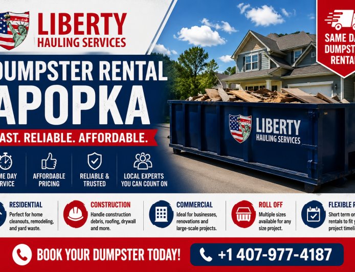 Dumpster Rental Apopka: Affordable, Fast & Reliable Waste Removal Services
