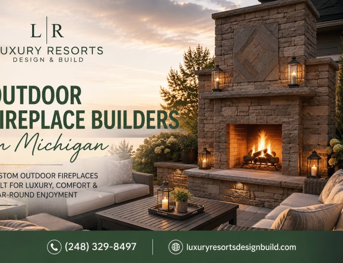 Outdoor Fireplace Builders in Michigan: Transform Your Backyard into a Luxury Outdoor Retreat