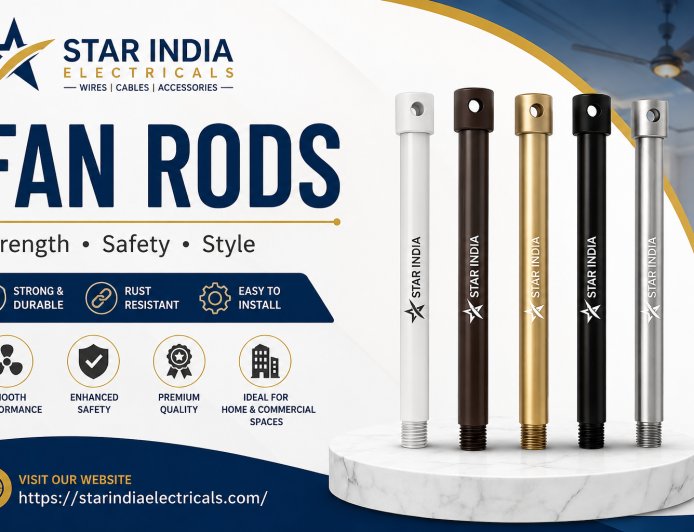 Best Fan Rod Supplier in India - For Residential and Commercial Projects