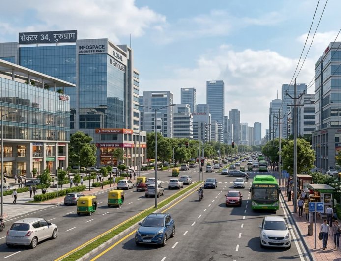 Sector 34 Gurgaon: A Centrally Connected Area with Everyday Urban Convenience
