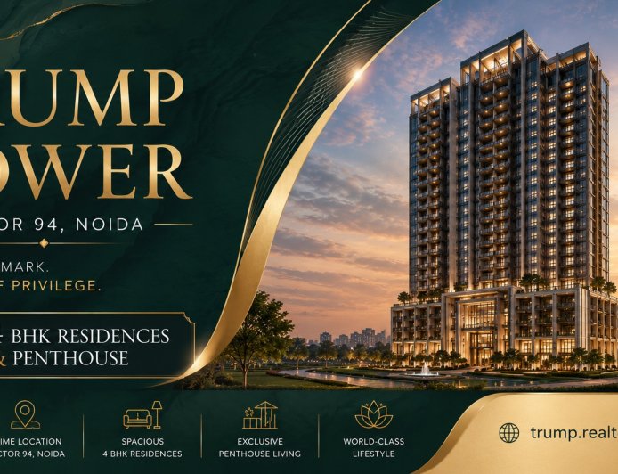 Trump Tower Sector 94 – Discover an Iconic Lifestyle with Premium 4 BHK Apartments in Noida