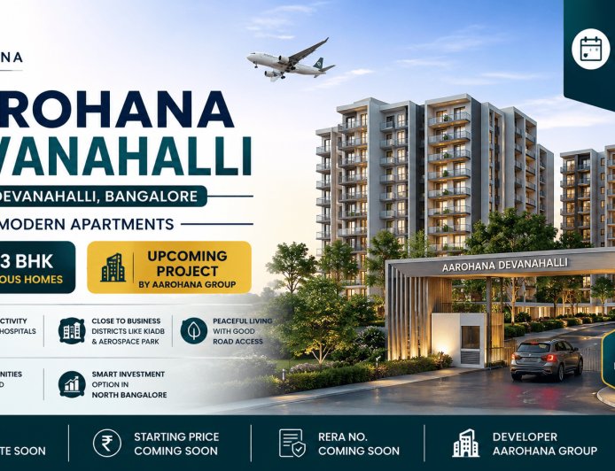 Buy 2 & 3 BHK Apartments at Aarohana Devanahalli, Bangalore