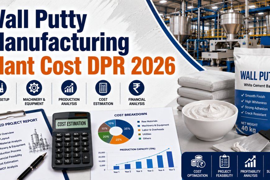 Wall Putty Manufacturing Cost Report 2026: Plant Setup, Feasibility Study, ROI Analysis and Business Plan Consultant