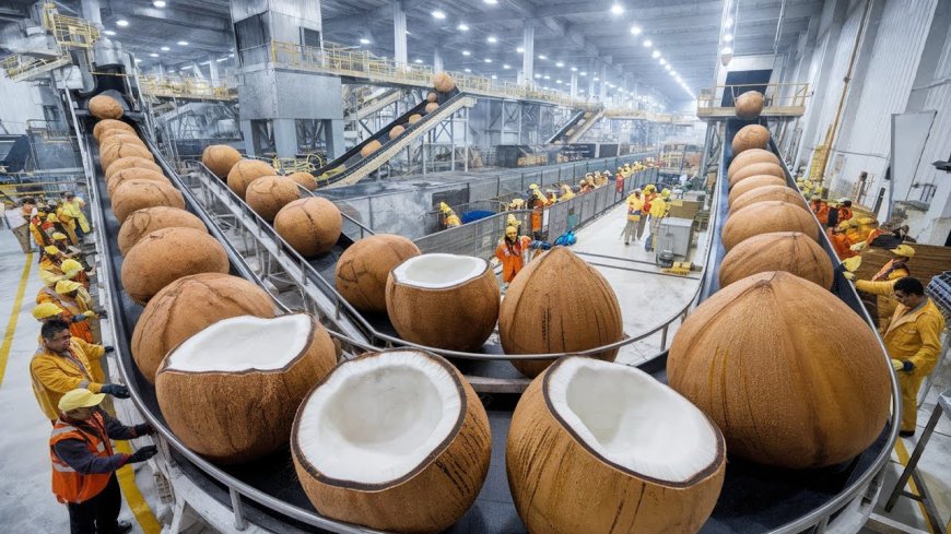 Coconut Processing Plant Setup 2026: Complete Project Cost Analysis Report, and CapEx/OpEx