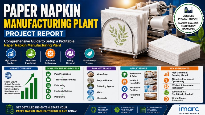 Cost of Setting Up a Paper Napkin Manufacturing Plant 2026: Demand Analysis and ROI