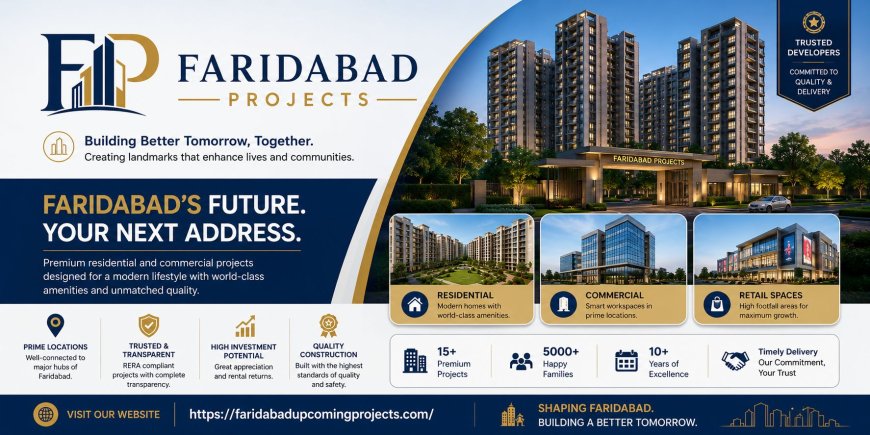 Faridabad Projects: The Gateway to Modern Living and Smart Property Investment