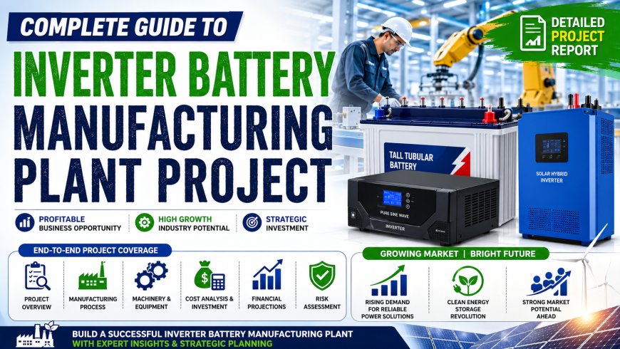 How to Setup a Inverter Battery Manufacturing Plant 2026: Machinery Requirements and Cost Analysis
