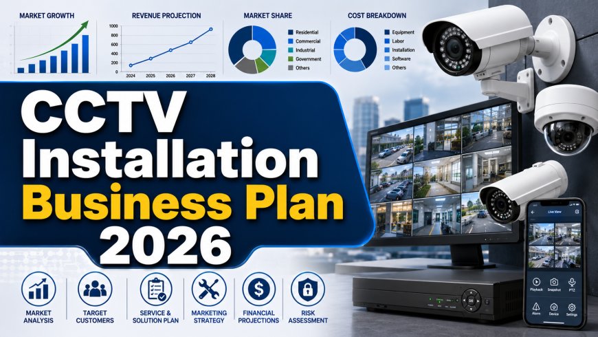 CCTV Installation Business Plan 2026: Step-By-Step Guide for Entrepreneurs