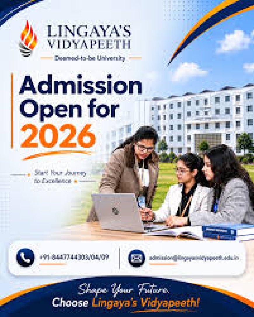 Why Lingaya's Vidyapeeth is the Best BCA College in Delhi NCR