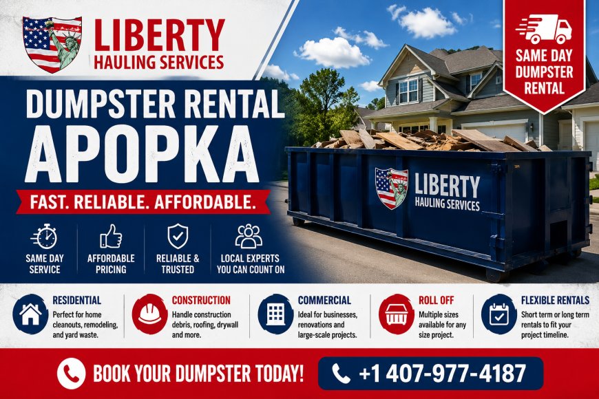 Dumpster Rental Apopka: Affordable, Fast & Reliable Waste Removal Services