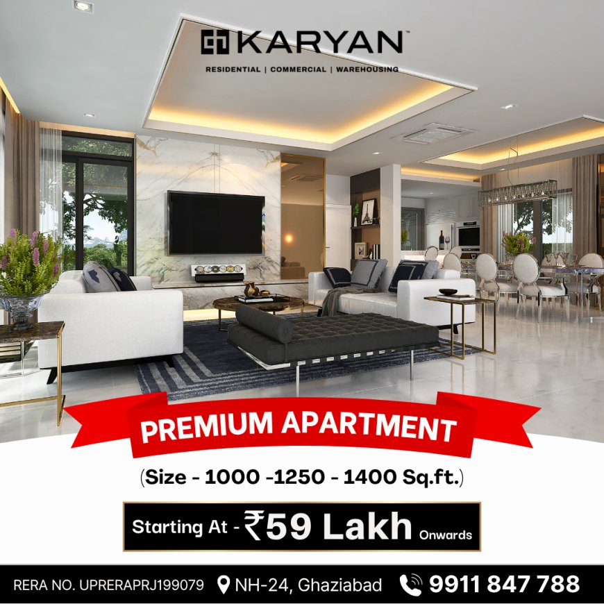 Karyan Nine 9911847788 Affordable Luxury Living on NH-24, Ghaziabad