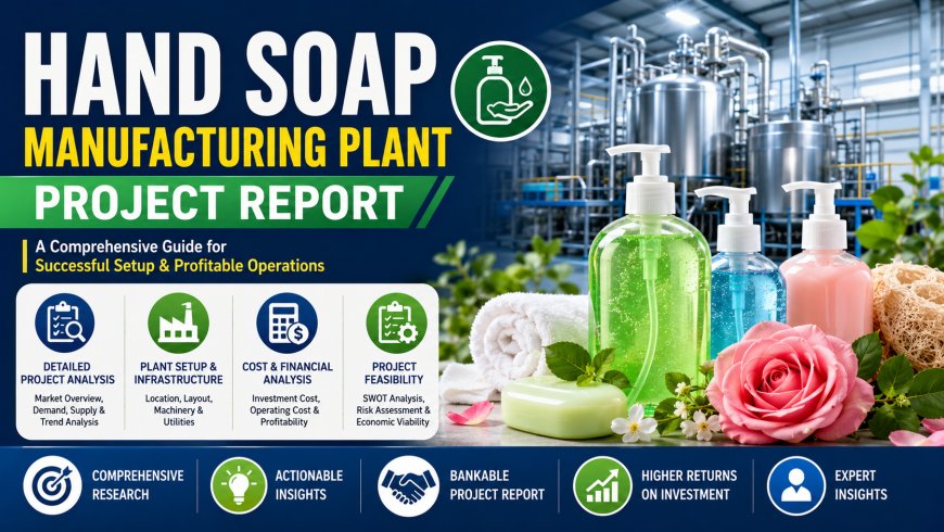 Hand Soap (Liquid or Bars) Manufacturing Plant Cost Report 2026: CapEx/OpEx Analysis with Profitability Forecast