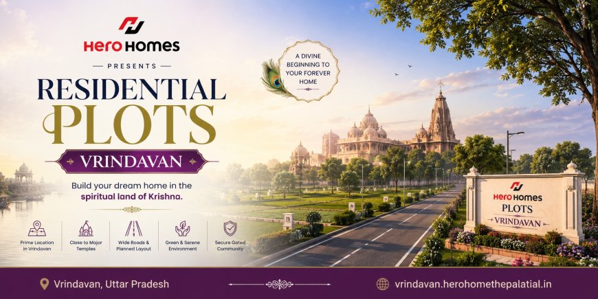 What makes Hero Homes Plots Vrindavan a promising real estate investment?