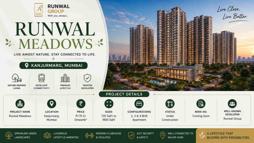 Why Families Prefer Spacious 3 BHK Homes in Kanjurmarg