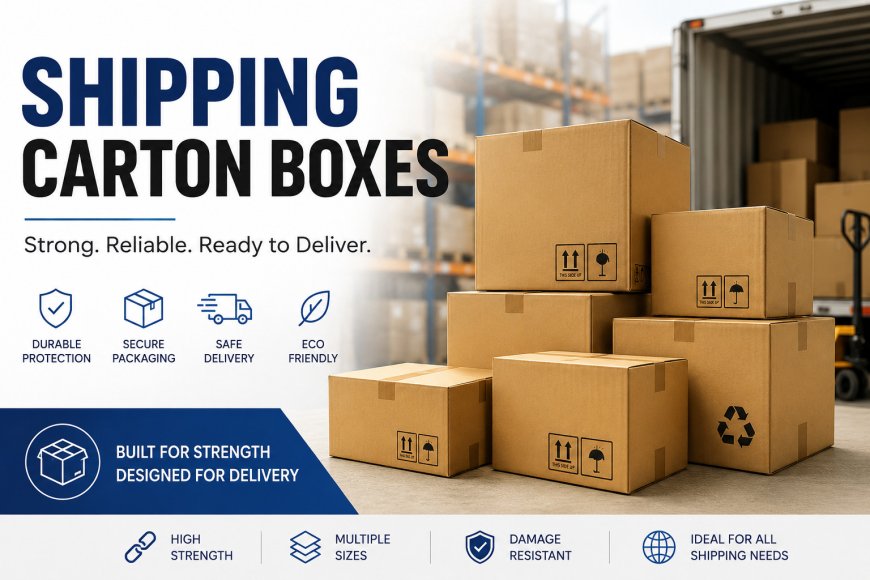 Shipping Carton Boxes: A Complete Guide for Safe and Efficient Packaging