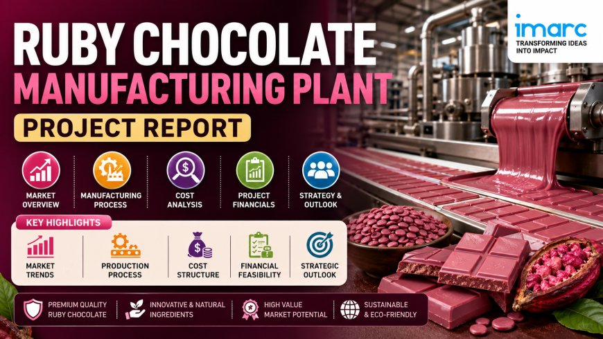 Setting Up a Ruby Chocolate Manufacturing Plant 2026: Detail Project Report, Cost and Revenue