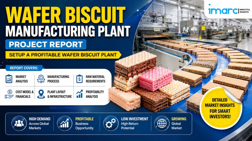 Wafer Biscuit Manufacturing Plant Feasibility Report 2026: Investment, Raw Materials & Profitability