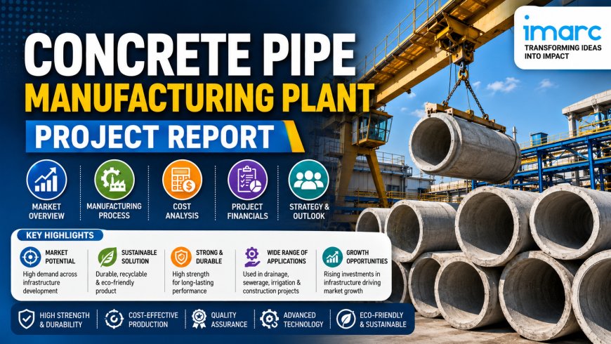 Concrete Pipe Manufacturing Plant Feasibility Report 2026: Market Potential and ROI