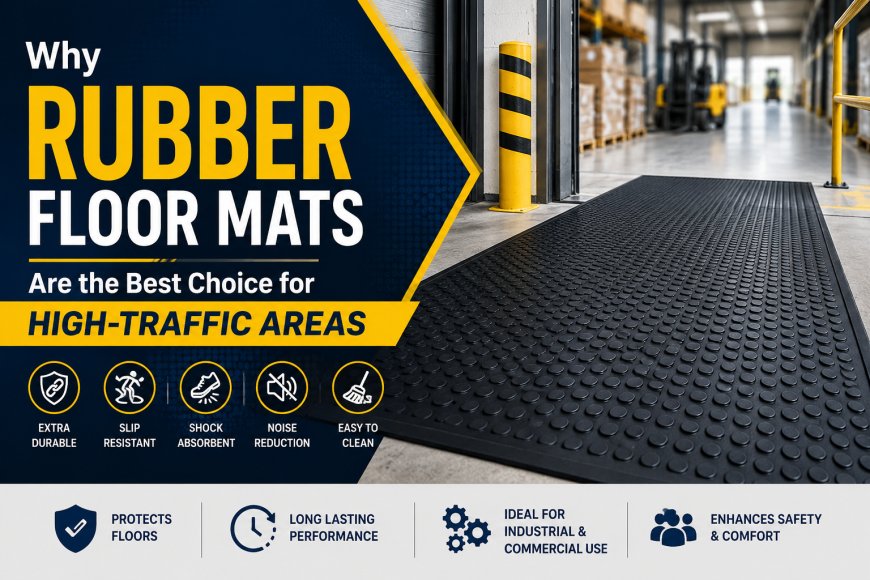 Why Rubber Floor Mats Are the Best Choice for High-Traffic Areas