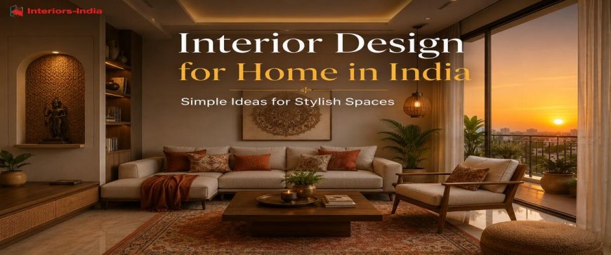 Interior Design for Home in India: Simple Ideas for Stylish Spaces