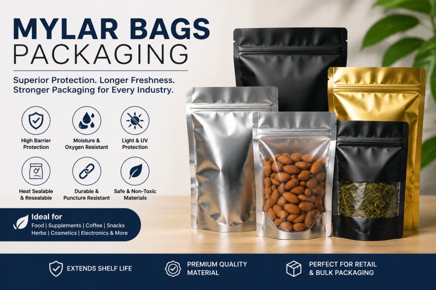 Mylar Bags: High Barrier Packaging for Freshness, Protection, and Brand Growth