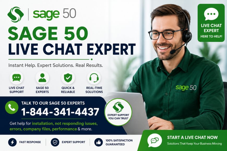 How a Sage 50 Live Chat Expert Can Resolve Accounting Issues Faster