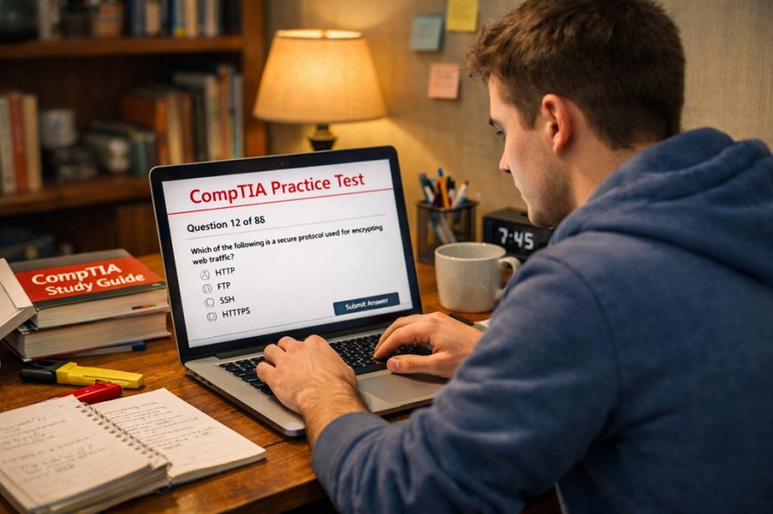 How Free CompTIA Practice Tests Help Students Prepare Efficiently?