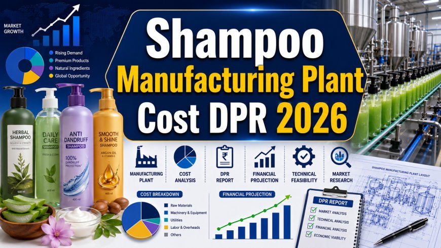 Shampoo Manufacturing Unit DPR 2026: Cost Optimization, ROI Analysis and Production Planning