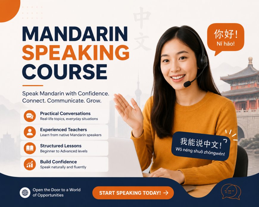 Certified Mandarin Speaking Course for Students and Working Professionals?