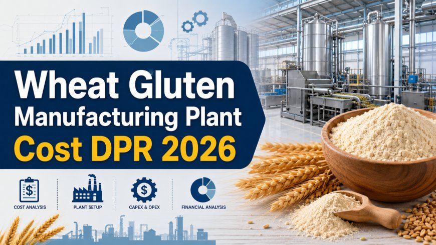 Wheat Gluten Manufacturing Unit Setup DPR 2026: Financial Model, Break-Even Point and Capacity Assessment