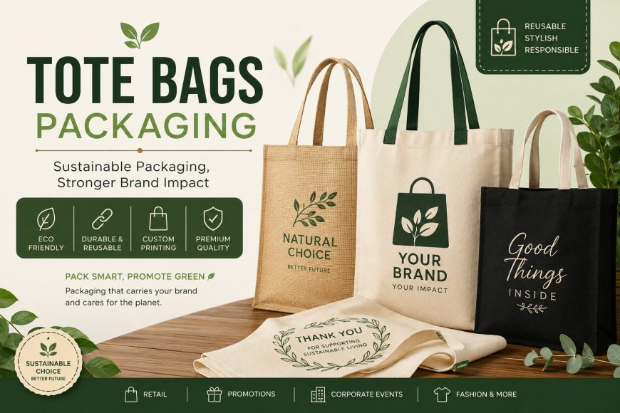 Tote Bags Packaging: A Sustainable and Versatile Solution for Modern Businesses