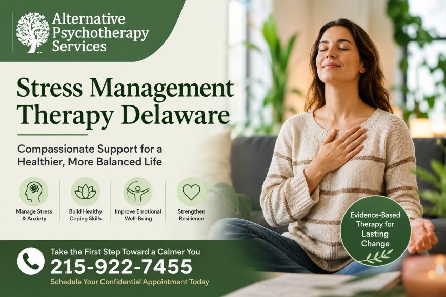 Stress Management Therapy Delaware: Compassionate Support for a Healthier, More Balanced Life