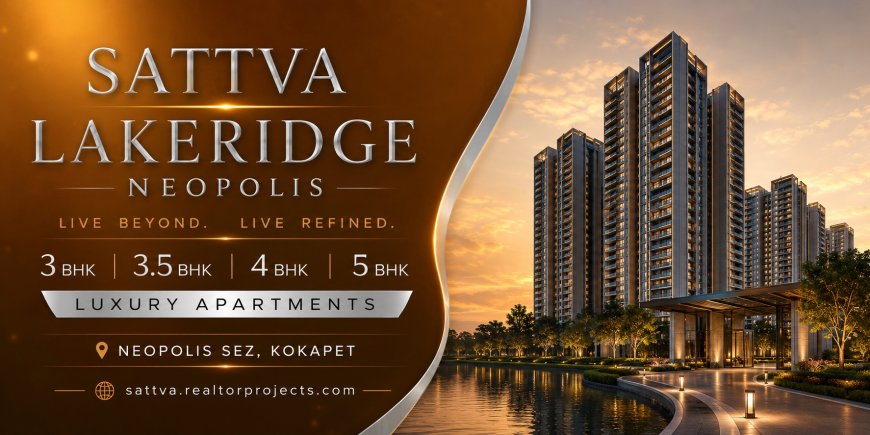 Experience Elevated Living at Sattva Lakeridge Neopolis