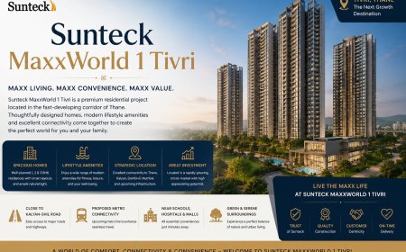 Sunteck MaxxWorld 1 Tivri Premium Homes for Modern Lifestyle