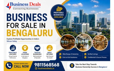 Best Business for Sale in Bengaluru | Verified Business Deals